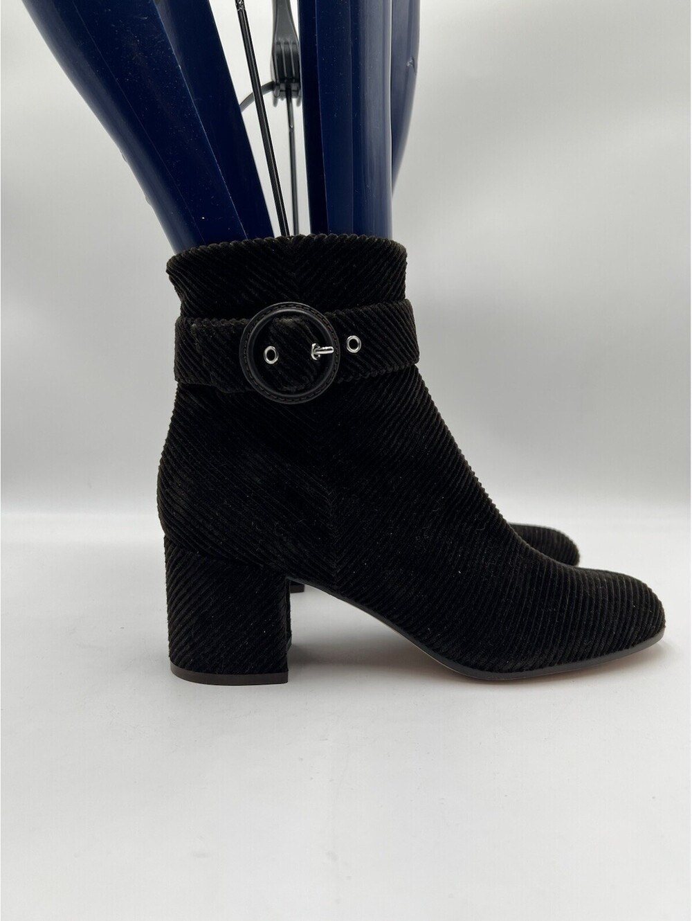 Women’s Gianvito Rossi Lucas corduroy Side Zip Dark Brown ankle boots Size 38